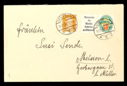 A1+5 Pf. Nothilfe 1929 Mit Zusatzfrankatur 3 Pf. Berühmte Deutsche Portorichtig Auf Ortsbrief Von MEIßEN... - Otros & Sin Clasificación