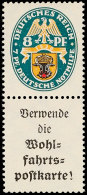 8 Pf.+A1., Nothilfe 1928, Postfrisch, Mi. 400.-, Katalog: S58 **8 Pf. A1., Help In Need 1928, Mint Never... - Otros & Sin Clasificación