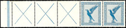 RL+X+X+X+20+20 Pf., Flug 1930, Waager. Zusammendruck Postfrisch, Mi. 200,-, Katalog: RL15.2 **RL X X X 20 20... - Autres & Non Classés