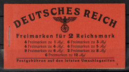 Hitler Heftchen 1941 Mit 2. Deckelseite "Zeichenstift" Und U.a. Heftchenblatt Nr. 121, Postfrisch, Im Deckel... - Carnets