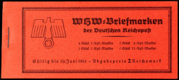 Markenheftchen "Winterhilfswerk 1940 - Bauwerke", Tadellos Postfrisch, Mi. 130.-, Katalog: MH47 **Stamp Booklet... - Carnets
