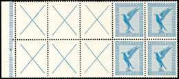 Flugpost 1931, Markenheftchen ONr. 3, Postfrisch, Aufgetrennt (ohne Klammer, 1 Blatt Luftpost-Klebezettel... - Carnets