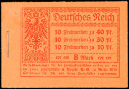 1921, Germania, Markenheftchen Ohne ONr., Komplett Mit Durchgezähnten Rändern, Postfrisch, Mi. 600.-,... - Cuadernillos