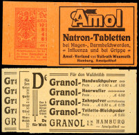 1920, Germania, Heftchendeckel ONr. 1, Vorder- Und Rückteil, Dazu Die 4 Zwischenblätter, Einwandfreie... - Carnets