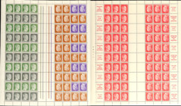 Hitler 1941, 2 Versch. Markenheftchenbogen, Postfrisch (gefaltet, Minimal Angetrennt), 12 Pf. Mit Bogen-Nr. Nach... - Andere & Zonder Classificatie