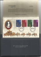 Great Britain, 1978 The Coronation Silver Jubilee Issue, Sterling Silver Proof Of Franklin Mint. - Nieuwe Sets & Proefsets