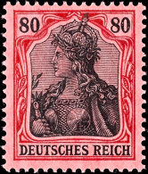 80 Pf "metallisch Glänzend" Tadellos Postfrisch, Tiefst Gepr. Jäschke BPP, Mi. 260,--, Katalog: 93IIa... - Otros & Sin Clasificación