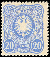 20 Pfg In B-Farbe Tadellos Ungebraucht, Gepr. Zenker BPP, Mi. 120.-, Katalog: 42Ib *20 Pfg In B-colour In... - Otros & Sin Clasificación