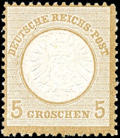 5 Gr. Tadellos Postfrisch, Tiefst Gepr. Sommer BPP, Mi. 180,--, Katalog: 22 **5 Gr. In Perfect Condition Mint... - Otros & Sin Clasificación