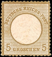 5 Gr. Kleiner Schild Ungebraucht Mit Originalgummi, Fotobefund Sommer BPP: "Farbfrische Marke, Bestens... - Autres & Non Classés