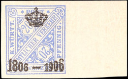 20 Pfg Krönchenaufdruck, Ungezähnt, Tadellos Ungebraucht, Mi. 60,-, Katalog: 221PUI *20 Pfg Crown... - Otros & Sin Clasificación