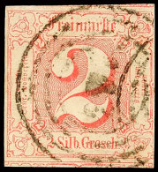 2 Sgr Dunkelrosarot Tadellos Gestempelt Kabinett, Mi. 50.-, Katalog: 16 O2 Sgr Dark Rose Red Neat Cancelled... - Autres & Non Classés