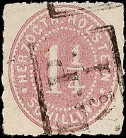 "L.P. No. 4", Klar Und Fast Komplett Auf 1 1/4 S. Lebhaftbraunpurpur Durchstochen, Pracht, Katalog: 20 OL. P.... - Schleswig-Holstein