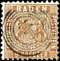 6 Kr. In A- Und B-Farbe, Sowie 9 Kr. In A- Und Ba-Farbe Tadellos Gestempelt, Mi. 490,--, Katalog: 14a+b,15a+ba... - Otros & Sin Clasificación