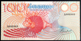 Seychellen, 100 Rupees, O.J. (1979), Tropischer Fisch, Seriennummer A000960, Kassenfrisch, Erhaltung I., Katalog:... - Andere & Zonder Classificatie