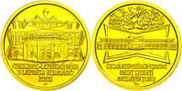 2000 Kronen, Gold,  2005, Lazne Bohdanec, KM 87, In Ausgabeschatulle, St.  St2000 Coronas, Gold, 2005, Lazne... - República Checa