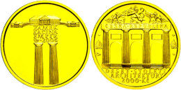 2000 Kronen, Gold, 2004, Kacina Schloss, KM 86, In Ausgabeschatulle, St.  St2000 Coronas, Gold, 2004, Kacina... - República Checa