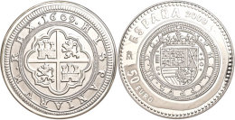 50 Euro, 2009, Spanische Silbermünze, 168,75g, KM 1205, Mit Zertifikat In Ausgabeschatulle Und Umverpackung,... - Autres & Non Classés