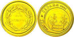20 Euro, Gold, 2008, Caesar Augustus, KM 1193, 1/25 Unze, Mit Zertifikat In Ausgabeschatulle Und Umverpackung, PP. ... - Autres & Non Classés