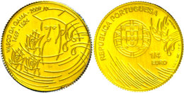 1/4 Euro, Gold, 2009, Vasco Da Gama, KM 787, Schön 300, Im Papierfolder, Auflage Nur 20.000 Stück, 1,56g... - Portugal