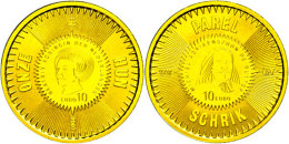 10 Euro, Gold, 2007, 400. Geburtstag Von Michiel De Ruyter, KM 278, Schön 159, Im Holzetui Mit OVP Und... - Autres & Non Classés