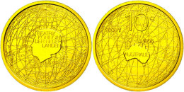 10 Euro, Gold, 2006, 400. Jahrestag Der Entdeckung Von Australien, KM 290, Schön 146, Im Holzetui Mit OVP Und... - Otros & Sin Clasificación