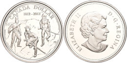 1 Dollar, 2012, 200 Jahre Britisch-Amerikanischer Krieg, KM 1225, Schön 1121, Im Etui Mit OVP Und Zertifikat,... - Canada