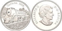 20 Dollars, 2010, Kanadische Lokomotiven - Selkrik, KM 1018, Schön 906, Im Etui Mit OVP Und Zertifikat,... - Canada