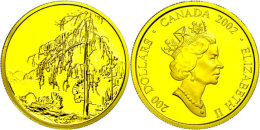 200 Dollars, Gold, 2002, Nationalgalerie - The Jack Pine, KM 466, Schön 470, Im Etui Mit OVP Und Zertifikat,... - Canada