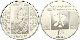 1,5 Euro, 2008, 150. Jahrestag Des Handelsvertrages Mit Japan - Ichikawa Ebizo IV., KM 1549, Schön 971, Im... - Autres & Non Classés