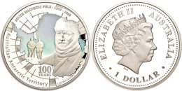 1 Dollar, 2009, Australisches Antarktisterritorium - Douglas Mawson (Tampondruck), KM 1211, Schön 1366, Im... - Otros & Sin Clasificación