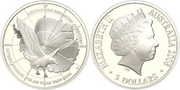 5 Dollars, 2008, Internationales Polarjahr - Raubmöwe, KM 1055, Schön 1165, Im Etui Mit OVP Und... - Otros & Sin Clasificación
