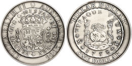 1 Dollar, 2006, Australische Münzgeschichte - Mexikanischer Säulenpiaster 1758, KM 826, Schön 942,... - Autres & Non Classés