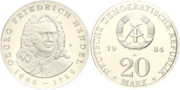 20 Mark, 1984, Händel, PP In Hartplastik Verplombt, Katalog: J. 1595 PP20 Mark, 1984, Brawl, PP In UPVC... - Otros & Sin Clasificación