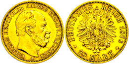 20 Mark, 1876, A, Wilhelm I., Kl. Rf., Ss-vz., Katalog: J. 246 Ss-vz20 Mark, 1876, A, Wilhelm I., Small Edge... - Otros & Sin Clasificación