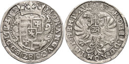 Gulden (28 Stüber), O.J. (1603-1667), Mit Titel Ferdinand II., Dav. 714, Ss.  SsGuilder (28 Stüber),... - Otros & Sin Clasificación