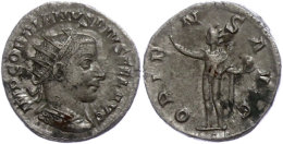 Gordianus III., 238-244, Antoninianus (3,91g), Rom. Av: Büste Nach Rechts, Darum Umschrift. Rev: Stehender Sol... - Autres & Non Classés