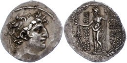 Antiochia Am Orontes, Tetradrachme (16,55g),112-111 V. Chr., Antiochos VIII. Av: Kopf Nach Rechts. Rev: Zeus... - Sin Clasificación