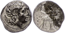 Ephesos, Drachme (4,23g), 323-281 V. Chr., Lysimachos. Av: Kopf Nach Rechts. Rev: Thronende Athena Mit Schild,... - Zonder Classificatie