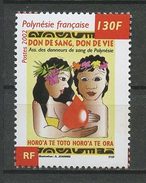 POLYNESIE 2002 N° 667 ** Neuf = MNH Superbe Don Du Sang Don De La Vie - Ongebruikt