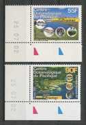 POLYNESIE 2002 N° 674/675 ** Neufs MNH Superbes Centre Océanologique Poissons Fishes Bateaux Boats - Unused Stamps