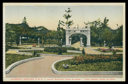 Delcampe - LOURENÇO MARQUES - Jardim Municipal Vasco Da Gama ( Ed. Santos Rufino Nº B/ 2) Carte Postale - Mosambik
