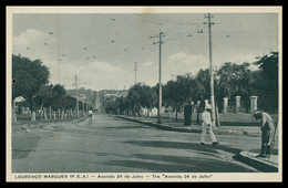 LOURENÇO MARQUES - Avenida 24 De Julho ( Ed. Santos Rufino Nº D/4) Carte Postale - Mozambico