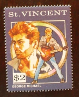 SAINT VINCENT, Musique, Rock N Roll, GEORGES MICHAEL  1 Valeur Emise En 1998. ** MNH - Chanteurs