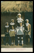 LOURENÇO MARQUES - COSTUMES - Raparigas Zulus(irmãs)( Ed. Spanos & Tsitsias Nº 4762) Carte Postale - Mozambico