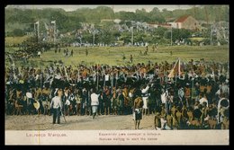 LOURENÇO MARQUES - Esperando Para Começar O Batuque. ( Ed. Spanos & Tsitsias Nº 4773) Carte Postale - Mozambique