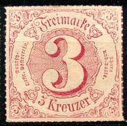 Stamp Thurn And Taxis 1867 3kr Mint Lot10 - Neufs