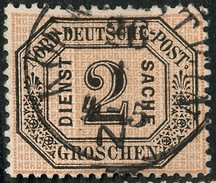 Stamp North German Confederation 2gr Official Used Lot21 - Norddeutscher Postbezirk (Confederazione Germ. Del Nord)