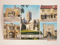 Postcard Historic Lincoln ( Multiview )  Lincolnshire My Ref B1251 - Lincoln