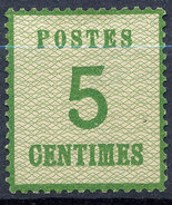 Stamp Timbre France Alsace Lorraine German Occupation 1870  5centimes Mint TYPE 1 - Nuovi